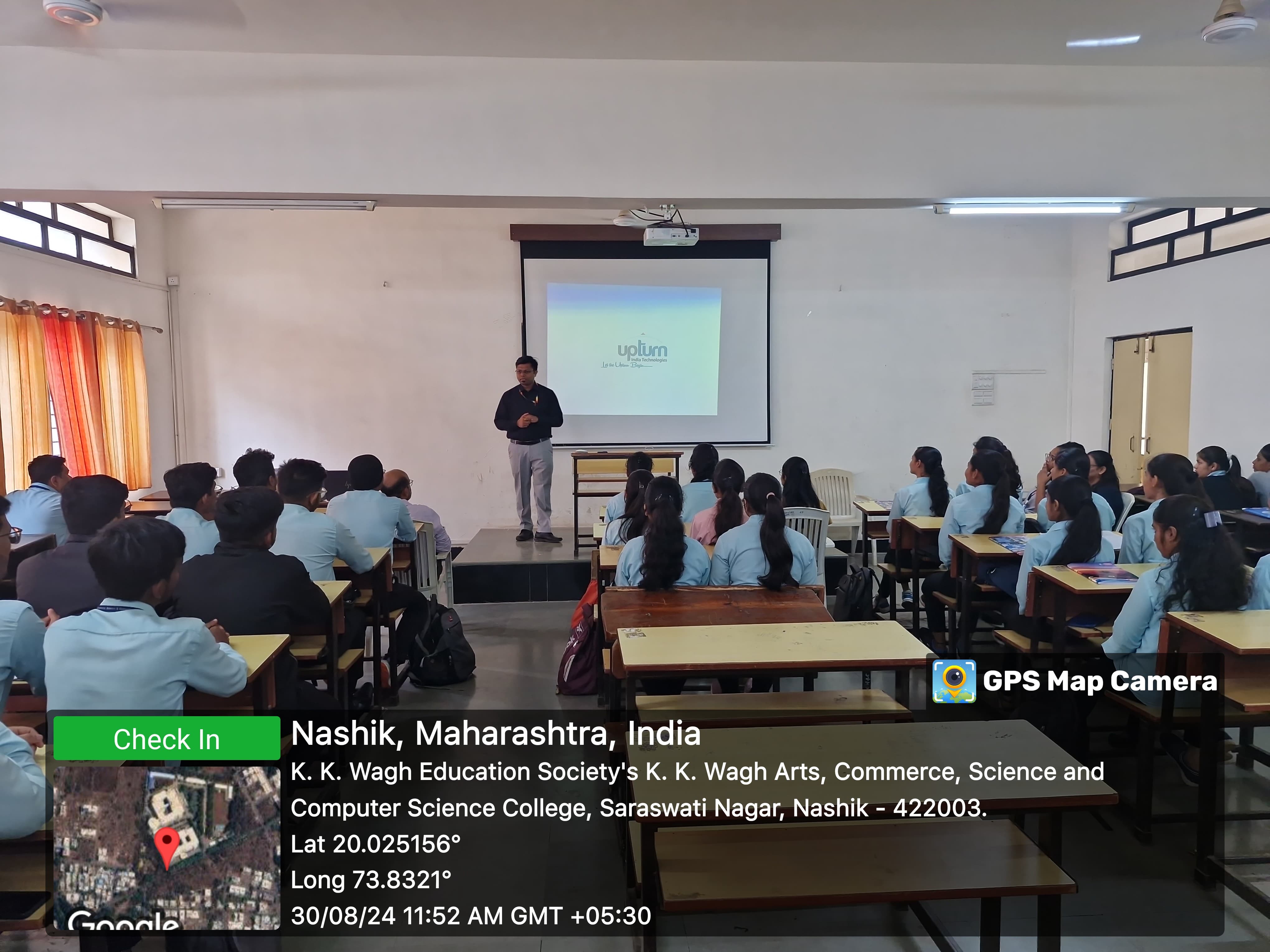Upturn India PrePlacement Talk for M.Sc(CS) Final Year Students 2024-25